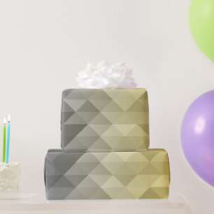Papier Cadeau Motif géométrique Gradié Gray Ultimate Jaune