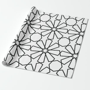 Papier Cadeau Motif géométrique islamique Design arabe