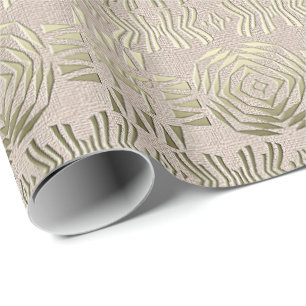 Papier Cadeau motif géométrique tribal africain ethnique