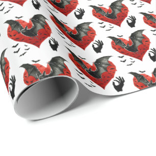 Papier Cadeau Motif gothique cool de carreaux de la Saint-Valent