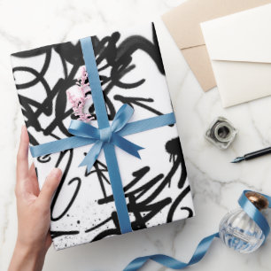 Papier Cadeau Motif Graffiti