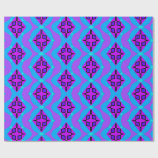 Papier Cadeau motif graphique Neon
