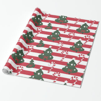 Papier Cadeau Motif graphique numérique à thème de Noël - AD003