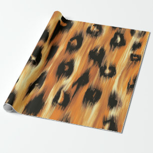 Papier Cadeau Motif imprimé animal à taches de léopard