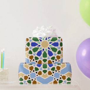 Papier Cadeau Motif Islamique Fond