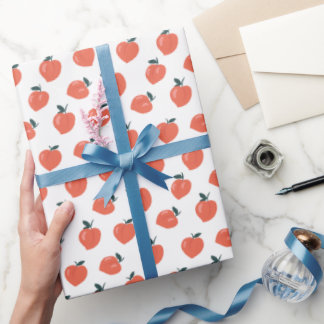 Papier Cadeau Motif joli de pêche
