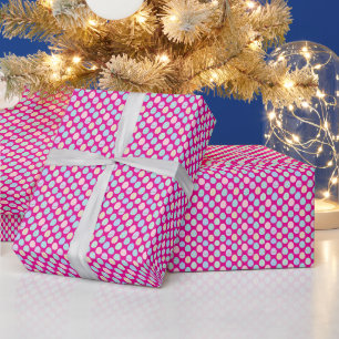 Papier Cadeau Motif jolis œufs de Pâques pastel