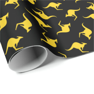 Papier Cadeau Motif Kangaroo