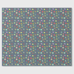 Papier Cadeau motif kawaii