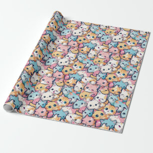 Papier Cadeau Motif Kittens