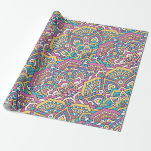 Papier Cadeau Motif Mandala