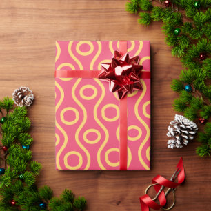 Papier Cadeau Motif minimal Jaune des yeux