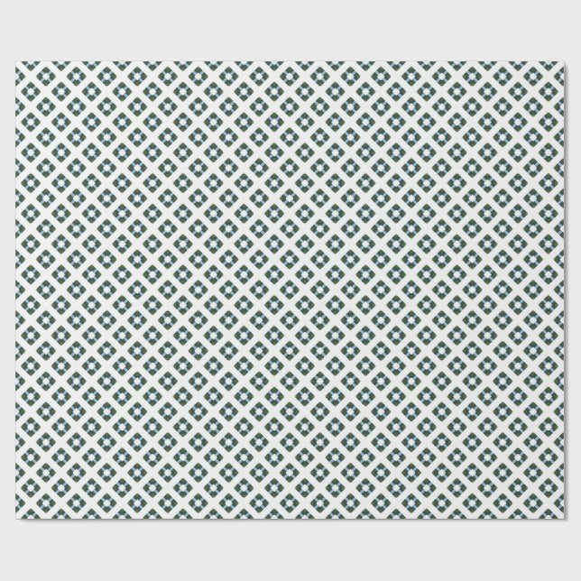 Papier Cadeau Motif moderne géométrique dans les couleurs inspir (Plat)