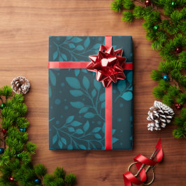 Papier Cadeau Motif moderne sans couture avec feuilles tropicaux