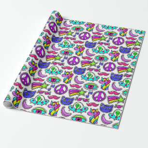 Papier Cadeau Motif mondial de la paix