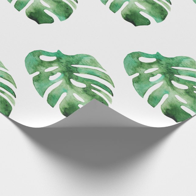 Papier Cadeau Motif Monstera Leaf (Coin)