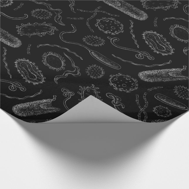 Papier Cadeau Motif mortel des maladies (Coin)