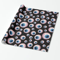 Motif noir de globe oculaire