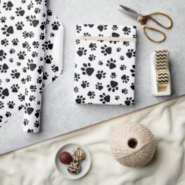 Papier Cadeau Motif noir et blanc