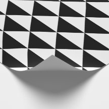 Motif noir et blanc de triangle