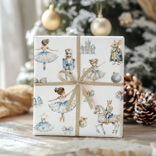 Papier Cadeau Motif Nutcracker aquarelle