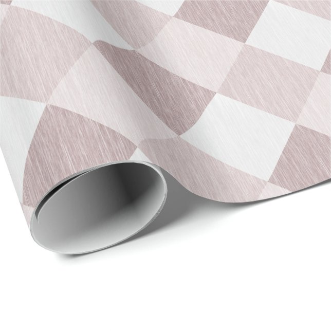 Papier Cadeau Motif Oblique de  géométrique beige et gris (Coin rond)