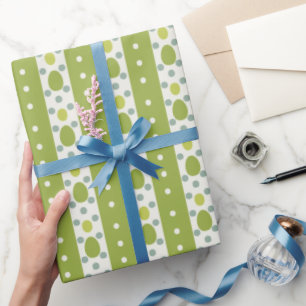 Papier Cadeau Motif oriental vert