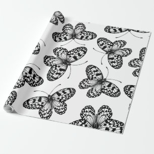 Papier Cadeau Motif papillon en papier