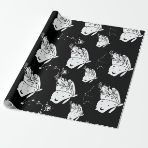 Papier Cadeau Motif papillon Luna Moth
