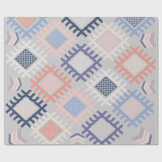 Papier Cadeau Motif pastel en croix