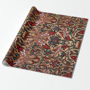 Papier Cadeau Motif persan oriental antique