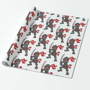 Papier Cadeau Motif personnalisable de Ninja