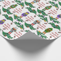 Motif personnalisé par casse-noix royaux de Noël