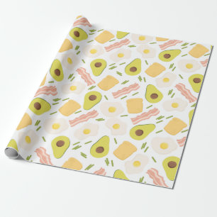 Papier Cadeau Motif petit-déjeuner