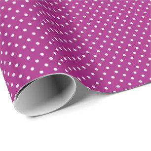 Papier Cadeau Motif pois violet