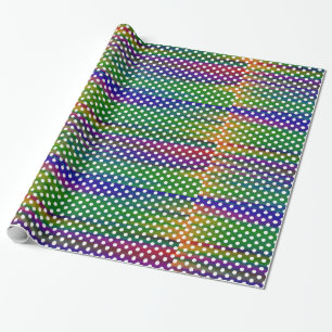 Papier Cadeau Motif Polka coloré