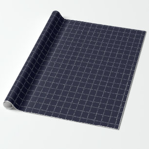 Papier Cadeau Motif "Positif" branché, contrôle de grille.