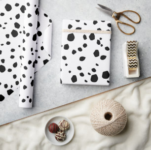 Papier Cadeau Motif Poster de animal moderne chic dalmate