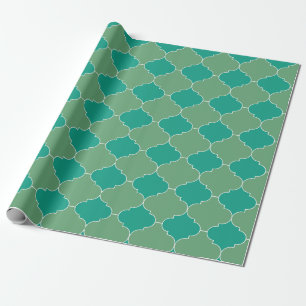 Papier Cadeau Motif Quatrefoil