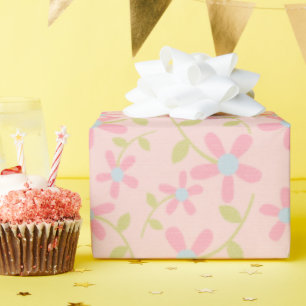 Papier Cadeau Motif rose posy