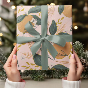 Papier Cadeau "Motif rose Vintage   Enveloppe cadeau rétro