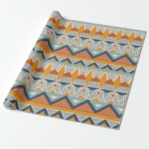 Papier Cadeau Motif sans couture dans le style navajo