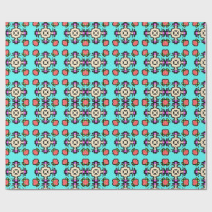 Papier Cadeau Motif sans fin de mandala floral