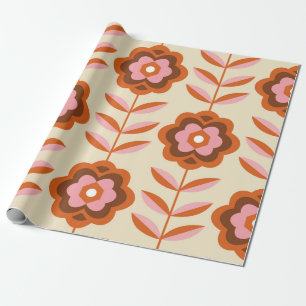 Papier Cadeau motif sans Seamless des années 70. 60s et les anné