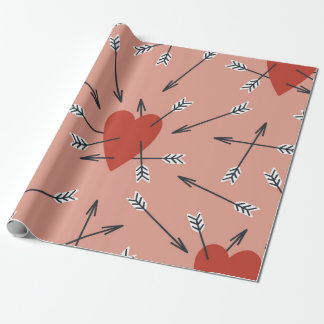 Papier Cadeau Motif sans soudure avec illustrations plates