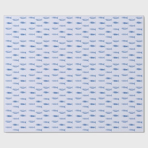 Papier Cadeau Motif Sardines