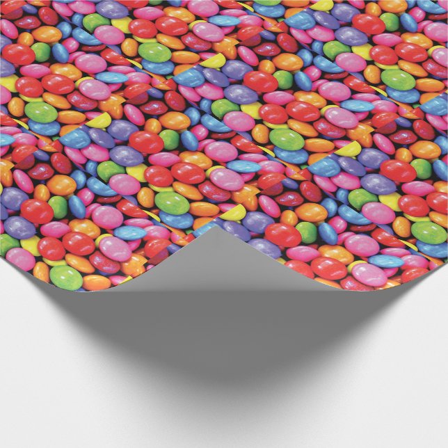 Papier Cadeau Motif Skittles   (Coin)