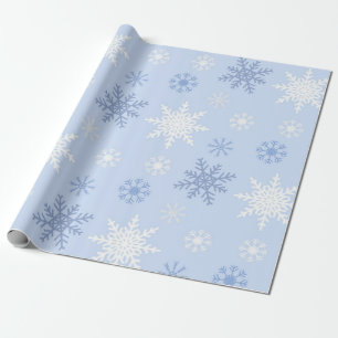 Papier Cadeau Motif Snowflake