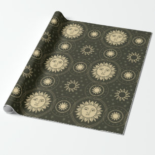 Papier Cadeau Motif Sun