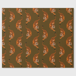 Papier Cadeau Motif Tigre